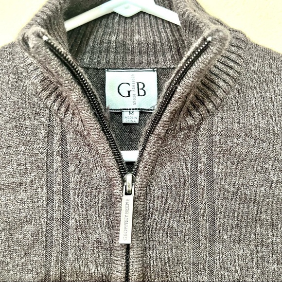 Geoffrey Beene Men's Long Sleeve Stretch Knit 1/4 Zip Pullover sweaters size M - Picture 5 of 10